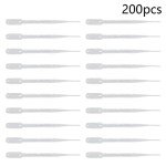 Bettomshin 3ml Clear Graduated Plastic Pipettes - 200pcs