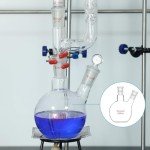 Stonylab 2-Neck Flat Bottom Boiling Flask, 500ml