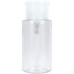 Beauticom 7 Oz Clear Push Down Liquid Dispenser