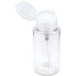 Beauticom 7 Oz Clear Push Down Liquid Dispenser