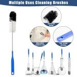 12-Piece Glass Tube Cleaner Brush Kit