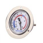 Vapor Capillary Flanged Mount Thermometer - 2 Pack