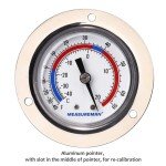 Vapor Capillary Flanged Mount Thermometer - 2 Pack