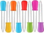 5ml Silicone & Plastic Eye Dropper Pipettes (8 Pack)