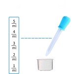 5ml Silicone & Plastic Eye Dropper Pipettes (8 Pack)