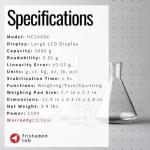 Fristaden Digital Lab Scale 2000g x 0.01g