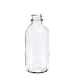 24 Pack 4 oz Clear Boston Round Bottles with Droppers
