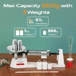 Bonvoisin Triple Beam Mechanical Lab Scale 2610g