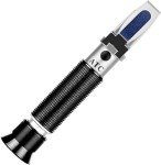 Fafeicy 0-90% Refractometer with Temp Compensation