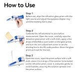 NEEBETEK Brix Meter Refractometer for Sugar Measurement