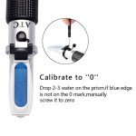 Fafeicy 0-90% Refractometer with Temp Compensation