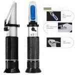 Fafeicy 0-90% Refractometer with Temp Compensation