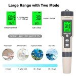 Digital Waterproof Salinity Tester for Aquariums