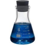 50ml Narrow Mouth Erlenmeyer Flask with Stopper