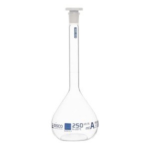 EISCO 250ml Class A Volumetric Flask with Stopper
