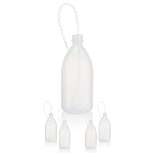 4 Pack of 1000ml Squeeze Wash Bottles