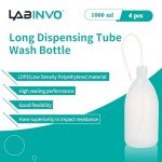 4 Pack of 1000ml Squeeze Wash Bottles