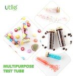 20pcs Borosilicate Glass Test Tubes with Caps