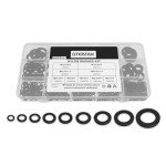 800-Piece Black Nylon Washer Assortment Kit