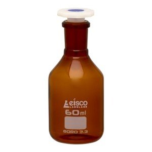EISCO 60ml Amber Reagent Bottle with Stopper