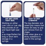 50 Syringe Tip Caps for Easy Dispensing