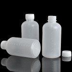 20Pcs 100ml Graduated PE Plastic Lab Bottles