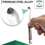 12-Piece Stainless Steel Lab Spoon Spatula Set