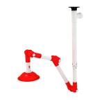 Red Laboratory Exhaust Vent Fume Extractor Arms