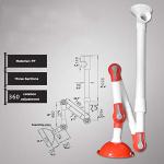 Red Laboratory Exhaust Vent Fume Extractor Arms