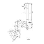Wall-Mounted Laboratory Exhaust Snorkel Fume Hood