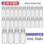 50,000 Clear Glass Auto-Sampler Vials - 2ml