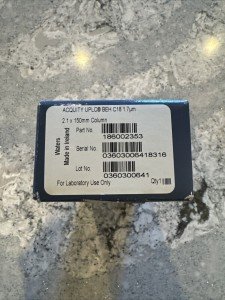 Acquity UPLC BEH C18 1.7μm Column, 2.1x150mm