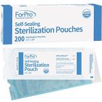 ForPro Self-Sealing Sterilization Pouches, 200-Count