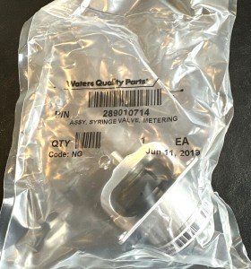 Waters UPLC Metering Syringe Valve Assembly 289010714