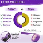 Purple Laboratory Labeling Tape - 3 Pack, 1200 Inches