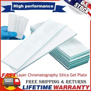 Glass Backed TLC Plates 25mm x 75mm