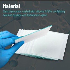 100mmx100mm Glass TLC Plates for Labs