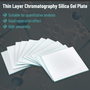 20Pcs 100mm GF254 TLC Plates for Labs