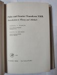 Pulse and Fourier Transform NMR: Theory and Methods