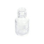 10-Pack 25ml Graduated Round Glass Bottles