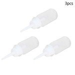 3-Pack 50ml Squeeze Plastic Glue Wash Bottles