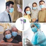 eZthings Infrared Forehead Thermometer with LCD Display