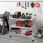 Stainless Steel 3-Tier Medical Utility Cart with Wheels