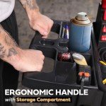 40x17 Inch Rolling Utility Cart with Handle