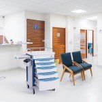 OLERN Medical Rolling Crash Cart with Adjustable IV Pole