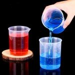 Transparent Measuring Beaker Set - 45 Pcs