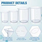 Transparent Measuring Beaker Set - 45 Pcs