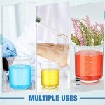 Transparent Measuring Beaker Set - 45 Pcs