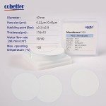 100 Pack PES Disc Membrane Filters 47mm 0.45µm