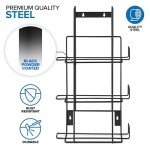 Black Metal Triple Gloves Dispenser Wall Mount Box